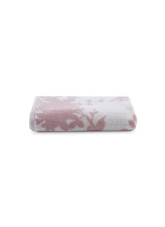 Buy Delfine Jacquard Bath Towel 70x140cm - Old Rose in UAE