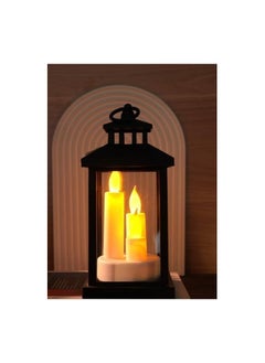 Buy LED Candle Light Small Hanging Lanterns Plastic Candle Holder for Living Room Indoor & Outdoor Parties Weddings Balcony Garden in UAE