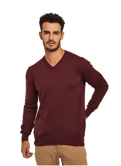 Buy Fancy V Neck Basic Pullover in Egypt