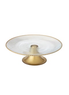 Buy A glass serving dish with a base for nuts, fruits, and all other servings in Saudi Arabia