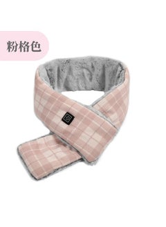 اشتري Smart heating scarf plush thickened graphene three-gear temperature control heating usb charging scarf electric heating neck protectionPink plaid scarf (excluding charging treasure bag) Pink plaid scarf (excluding charging treasure bag) في الامارات