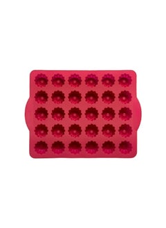 Buy 30-Canneles Non-Stick Silicone Mould Red 3.7 X 23.3 X 30.7 Cm 111047A in Saudi Arabia