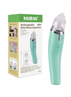 Buy Haakaa Electric Baby Nasal Aspirator - Safe & Easy Operated Nose Cleaner for Babies, Infants & Toddlers - USB Rechargeable BPA-Free in UAE