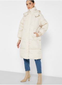 Buy Classic Longline Padded Jacket in UAE