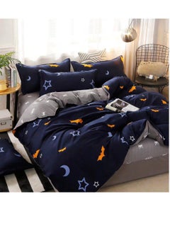 اشتري Disney Three-Piece Set Cotton Quilt Single Size Comforter Bedding Set, Anime Cartoon Bed kids Duvet Cover Set في الامارات