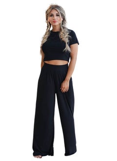 Buy Womens Casual Two Piece Top and Pant Set in UAE