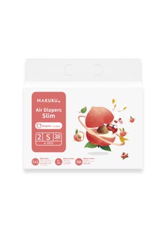 Buy Air Diapers Slim Tape | size 2, Small | 4-8Kg, 2-3months Baby| 38 Baby Diapers in UAE