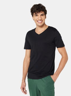Buy Basic V Neck T-Shirt (Pack of 2) in UAE
