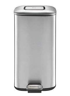 Buy REGENT SERIES | 20L Pedal Trash & Garbage Bin | Brushed Stainless Steel | Soft-Close Lid | Fingerprint-Resistant | Ideal for Bathrooms and Small Spaces in UAE