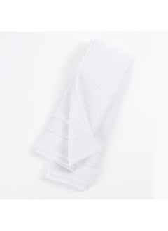 اشتري Signature Hand Towel, White - 76x41 cm في الامارات