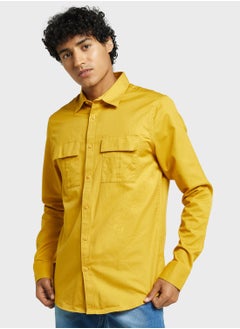 اشتري Thomas Scott Cotton Twill Classic Slim Fit Opaque Casual Shirt في السعودية