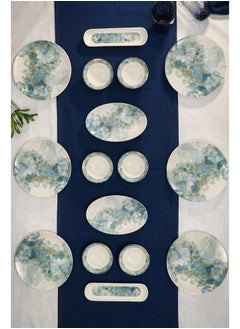 Buy Bulut 16-Piece 6-Serving Porcelain Breakfast Set in Saudi Arabia