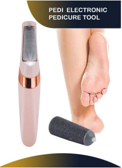 Buy Electronic Rechargeable Tool Foot Filer Callus Remover Rose Gold 8.62 x 5.67 x 1.5inch in UAE