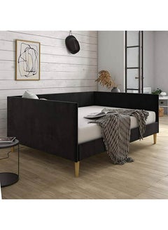 اشتري 3 Seater Sofa Bed 200×100×120 cm - Black في السعودية