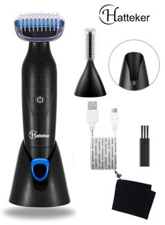 Buy Hair Trimmer 2 in 1 Rechaegeable Electric Razor for Men and Women Multifunctional Epilator Waterproof Painless Hair Remover Shave Machine for Eyebrow and Body Model HF-5178 in UAE