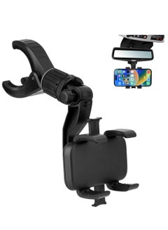 Buy 360 Degree Rotating Car Phone Holder Multifunctional Car Back Seat Headrest Universal Phone Mount Stand Compatible with All Smartphones in Saudi Arabia