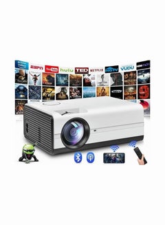 Buy Portable Projector Wifi Android Ultra HD LED 1080p 4000 Lum Compatible with Game TV Stick/HDMI/USB/PS4/PS5/iOS/Android in Saudi Arabia