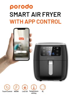 Buy Smart Air Fryer with App Control 6L in Saudi Arabia