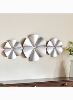 Buy Elbay 3-Piece Decorative Metal Wall Accent Set 35 x 35 x 3.5 cm in Saudi Arabia