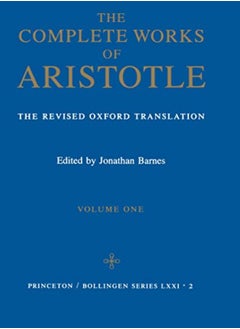 Buy Complete Works of Aristotle, Volume 1: The Revised Oxford Translation in UAE