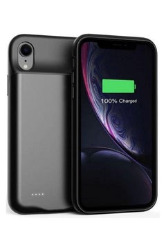 Buy Battery Power Case 4000Mah For iPhone Xr Black in UAE