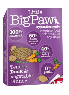 Buy Little Big Paw Duck With Vegetable Puppy Wet Food 150g in UAE