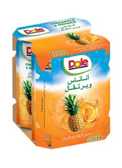 اشتري Pineapple And Orange Juice 250ml Pack of 4 في الامارات