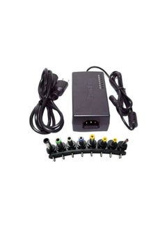 Buy ADAPTER LAPTOP UNIVERSAL MAD, Universal Laptop Charger AC Adapter DC Power Supply with 15 Tips for HP Dell Acer Asus Lenovo Samsung Sony Toshiba Laptop Charger - BLACK in UAE