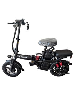 اشتري Adult Electric Bike Foldable Electric Bike Commuter Electric Bike 400W Motor 14 Inch 48V Electric Bike 12Ah Lithium Battery City Bike Max Speed 40Kmph Disc Brake Outdoor Riding في الامارات