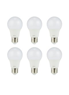 اشتري Osram Led Value Classic A, Frosted 5.5W, Screw Base E27, Cool White/4000K Pack Of 6 في الامارات