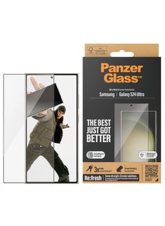 اشتري واقي شاشة PanzerGlass® لهاتف Samsung Galaxy S24 Ultra | ملائم للغاية مع EasyAligner في الامارات