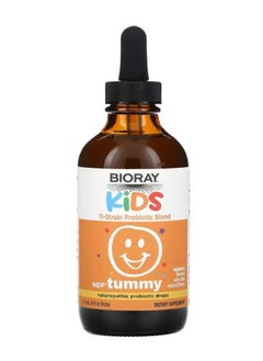 اشتري Kids NDF Tummy 11Strain Probiotic Blend Raspberry 4 fl oz 120 ml في الامارات