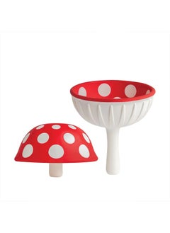 Buy Foldable Kitchen Mushroom Funnel Small Funnel with Wide Mouth for Jars Canning, Bottle Liquid Transfer Silicone 100% Food Safe BPA Free Dishwasher Safe in Saudi Arabia