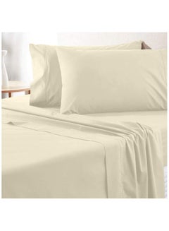 Buy Viola Poly Cotton 144 TC King Size Sheets Luxury Bedsheet Twin Sheet Fitted Sheet Pillow Cases in Saudi Arabia