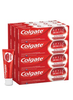 Buy Colgate Optic White Extra Power Toothpaste 75ml Pack of 12 in UAE