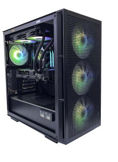 اشتري Liquid Cooled ARGB Gaming PC, Intel i7-13700F, Nvidia RTX 4060 8GB, 32GB DDR4,1TB NVME M.2 SSD,1TB HDD,750Watts PSU, Windows 10 pro, 1Year Warrant (13700F, RTX 4060) في الامارات