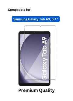 Buy Tablet Screen Protector glass For Samsung Galaxy Tab A9 8.7 inch Clear in Saudi Arabia