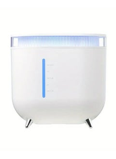 اشتري 3600mAh Large Capacity Ultrasonic Humidifier with Double Nozzle and Essential Oil Diffuser - Rechargeable USB Air Humidifier for H2o Room (Bule） في السعودية