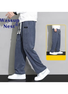 اشتري New WASSUP NEST Fashion Straight Casual Pants في السعودية