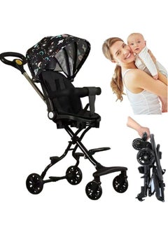 Buy Baby Stroller Professional Foldable 4 Wheels Ergonomic Adjustable Infant Carriage for 1 to 6 Years Old, Portable Folding Lightweight Baby Stroller Compact Stroller Airplane Travel in Saudi Arabia