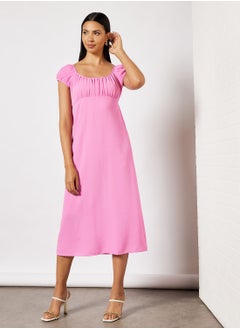 Buy Empire Waist Midi Dress in Saudi Arabia