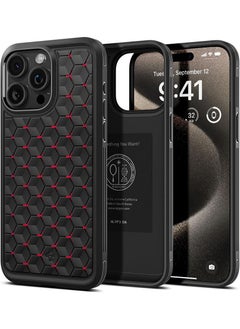 اشتري Cryo Armor for iPhone 15 Pro Max Case Cover with ArcticFlow Tech - Cryo Red في الامارات