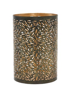 Buy Meg Candle Holder, Grey - 12x17 cm in UAE