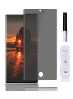 اشتري Uv Privacy Screen Protector for Realme 11 Pro 5G/Realme 11 Pro Plus 5G Glass Fingerprint Reader Support 3D Curved Anti Spy Tempered Glass Screen Protector في مصر