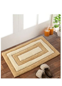 Buy Shemtron Race Track Pattern Cotton Bath Mat in UAE