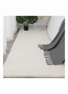 اشتري Faux Rabbit Fur Rug, Super Soft Shaped Chair Couch Cover Sofa Blanket Carpets في الامارات