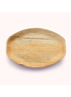 Buy 30 X 22 cm Wooden melamine Oval service dish 6 pcs in Egypt