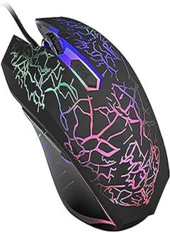 Buy 3D Rainbow Lightning Gaming Mouse- Black in Egypt