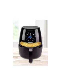 Buy Hot Air Fryer Oil Free 5L Touchpad 7 Preset Programmes Dimmable to 200°C Timer 60 Minutes Auto Shut-Off Black in UAE