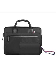 اشتري carrying bag Slim Laptop Bag with Small Bag for 15.6 inch-Black في السعودية